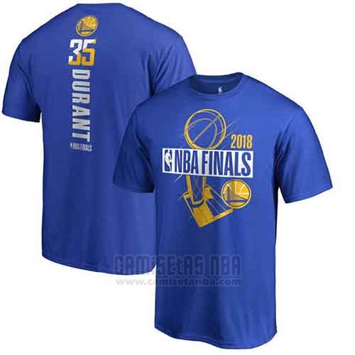 Camiseta Manga Corta Kevin Durant Golden State Warriors Azul